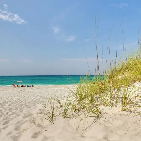 Bayfront Pensacola Beach Condo w/ Pool & Elevator