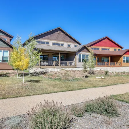 Furnished Deck & Hot Tub: Chic Granby Home!