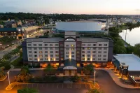 Wyndham Moline on John Deere Commons Hotels near Factory of Fear