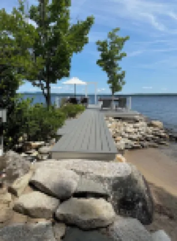 Private Lakefront Estate with 180 Degree Views