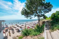 First line. Sea view. Studio. Bulgaria. Rawda. WiFi Hotels in Ravda