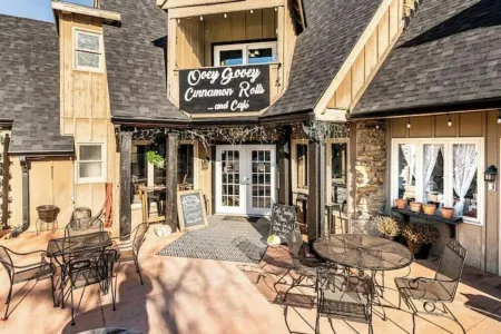 Cozy Loft on Main over Ooey Gooey Cafe