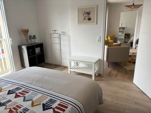 New 2-bedroom apartment 250 m from the beach, in the heart of Jullouville