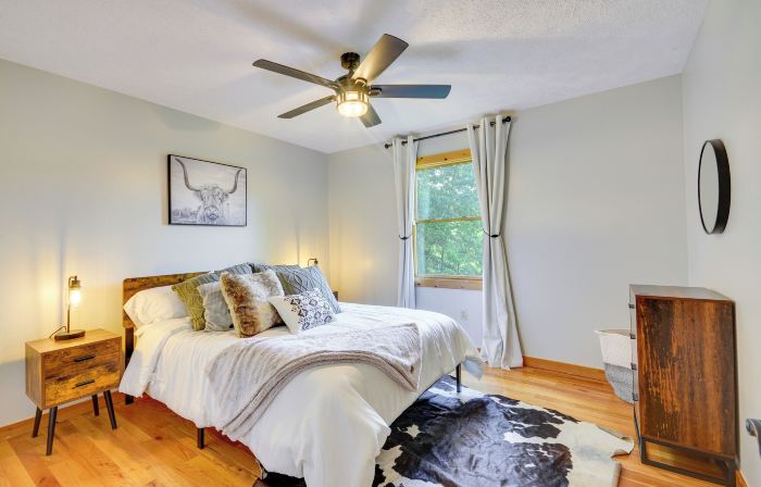 Mtn View + Fire Pit: Pet-Friendly Woodlawn Cabin!