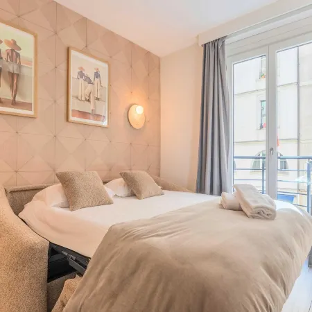 Cosy, Air-Conditioned Flat -1Br/4P- Geneva Отели рядом с достопримечательностью «Железнодорожный вокзал Корнавин»
