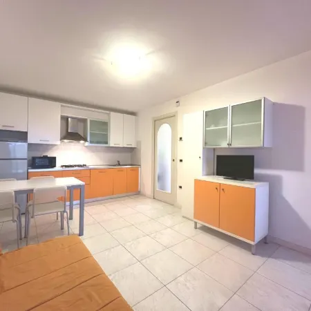 Functional apartment with a spacious fenced garden