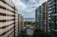 Stay Home Luxo | 1Min Praia Gonzaga | Rooftop, Piscina, Sauna & Gym - con vista mare