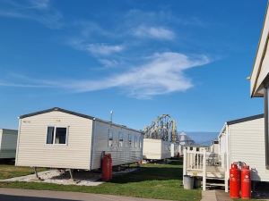 Lovely Caravan at Ingoldmells Just Behind Sealands