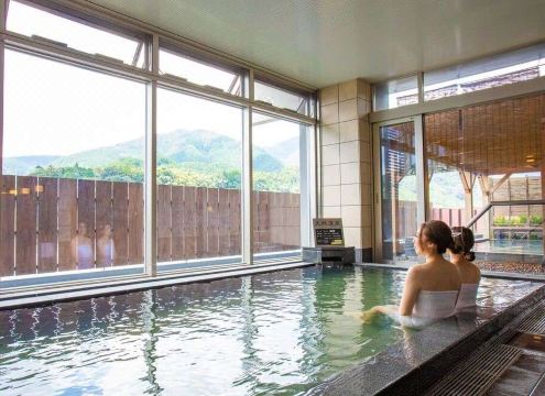 온천 호텔 식사