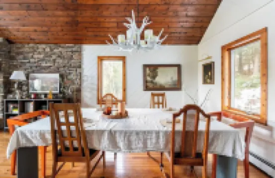 Cabin w/ Mountain Views, Hot Tub, AC, Pet + Family Friendly, WFH, Fireplace