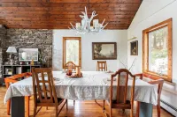 Cabin w/ Mountain Views, Hot Tub, AC, Pet + Family Friendly, WFH, Fireplace