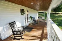 Historic 5-Acre Farmhouse: Hot Tub, Fishing Pond, Bikes, Arcade, Pet-Friendly!