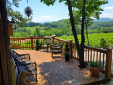 Mountain view cabin, fully remodeled, huge screen in porch with panoramic view. Hotels in Cowee