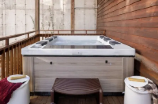 Modern Chalet 5bd 3bth with Hot Tub, Game Room, Private movie theater, 3 decks