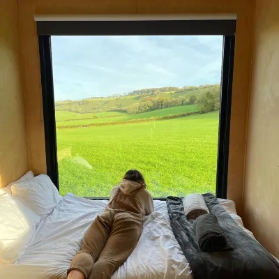 Off-Grid Eco Cabin Nestled in Nature ft Warm Wood Fire
