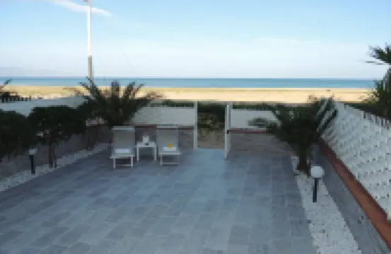 House in front of the beach of Balestrate