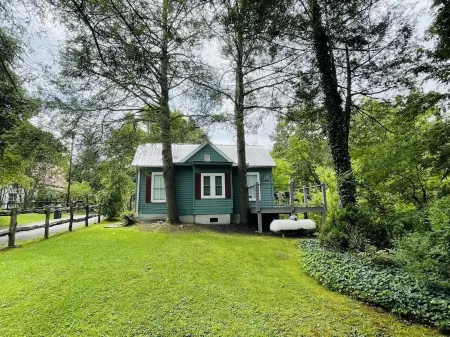 Classic Romantic Creek View D/T Cottage~ Walk to Town & at ~Relax on the Porch