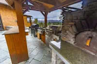 Stunning Mountaintop Retreat with High End Amenities and Four Fireplaces