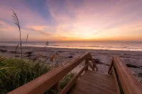 Beachfront Vacation Rental, Beautiful view from the 2nd story balcony. Hotels in Indian Harbour Beach