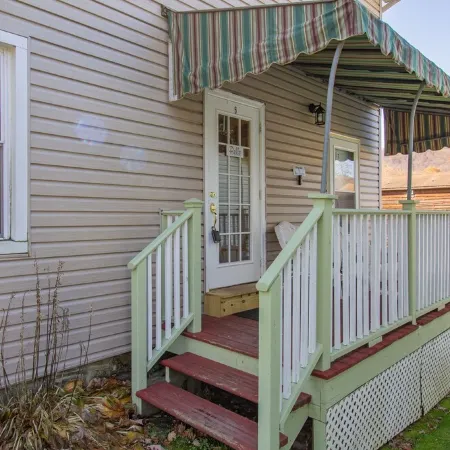 Stay In Ohiopyle in the center of town by the GAP trail