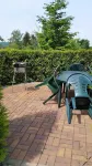 Vacation in Saxon Switzerland Garden Pool Stove
