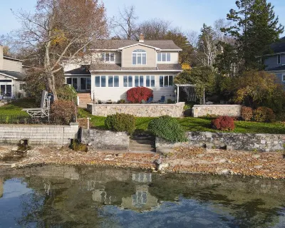 Lakeside — Luxury on Owasco Lake — Level Lake Frontage — Best Location