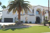 This Gorgeous Custom Home is Located on 3/4 Acre Waterfront in Gilbert Arizona
