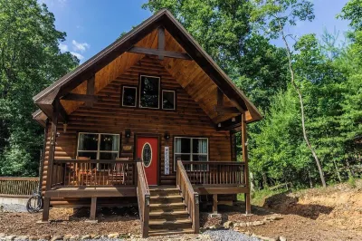 Discover Tranquility at "Serenity Now" found in Coosawattee River Resort! Hotels near Parks Place Convenience Store