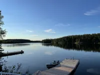 Waterfront Remote (boat access) RV on Dogtooth Lake, ON Hotels in Kenora