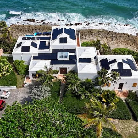 Private Gated Ocean Front Villa Pool&Tide Pool Cane Bay Beach Wifi Wedding Venue