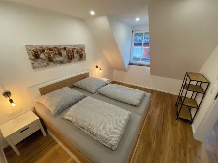 Vacation apartment Scheuring 2nd floor south Отели в г. Нордхайм-на-Майне