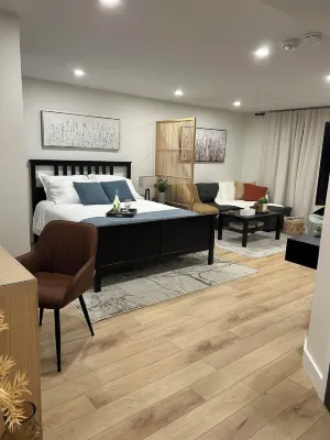 Brand new luxurious  basement studio apartment 5 minutes away from Frenchman’s Hotels near Petticoat Creek Conservation Park