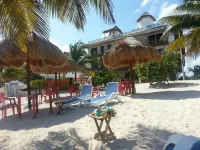 In boutique hotel Elba side view of the sea