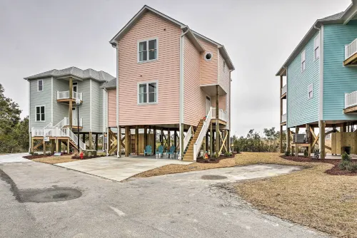 'The Tipsy Flamingo' ~ Incredible Salt Marsh Views - Parkplatz