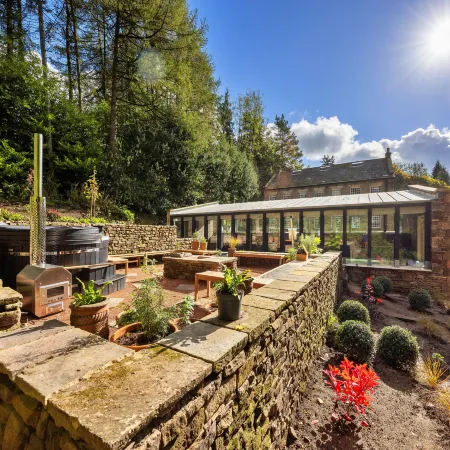 Historic Retreat in Peak District by River Dane