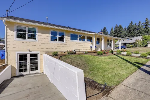 Walk to Dtwn Camas! Updated Home w/ Game Room Hotels in Camas