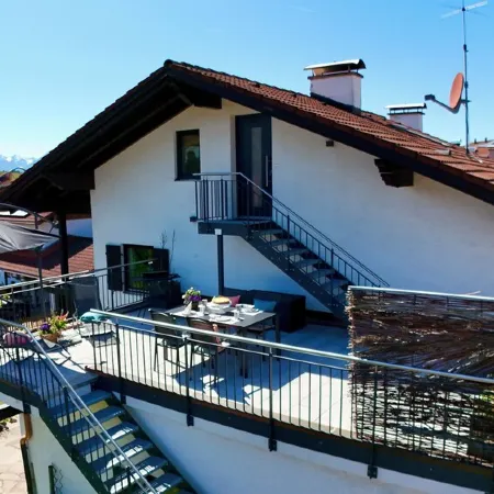 Vacation Apartment "Am Alten Garten" in a Quiet Location with a View of the Alps!