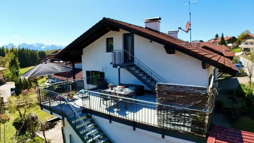 Vacation Apartment "Am Alten Garten" in a Quiet Location with a View of the Alps!