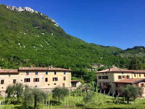 Cervano Elisa: super panoramic with fireplace on garda hills