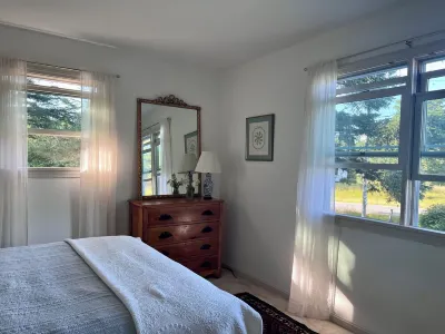 Peaceful vacation home with stunning ocean views and private woods