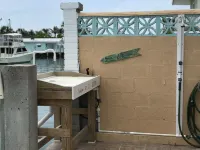 50’ dock on Vaca Cut, deep wide unlimited dockage. Hotels in Marathon