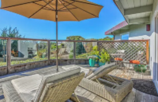 "Atherton Cottage Has Ocean View & Two Fireplaces!
