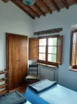 Villa Banditello, secluded, panoramic view over Montepulciano valley.