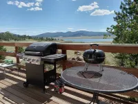 The Bighorn Cabin overlooking Elevenmile Canyon Reservoir