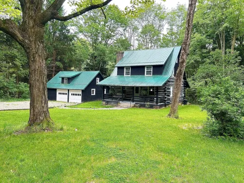 Original Log Cabin on 3 Private Acres