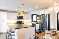 BRAND NEW 4 story home minutes from Warren St w/ a King Suite! Hotels in Hudson