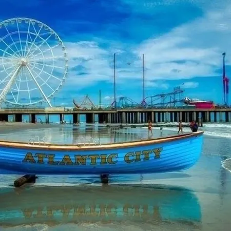 Enjoy This 2 Bedroom Condo by Beach, Casino, Boardwalk, and Waterpark!