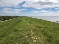 Beautiful Vacation Apartment Lütje Campen in East Frisia with Dog Near the Lighthouse Hotels in Krummhorn