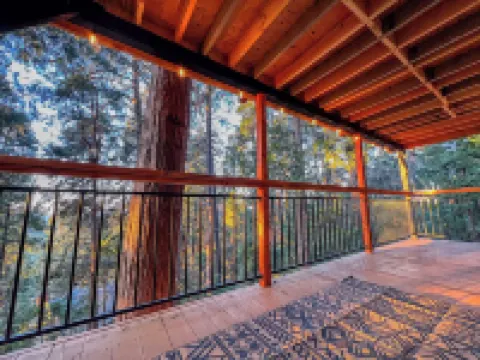 Cozy A-Frame High in The Tree Tops Hotels in Crestline