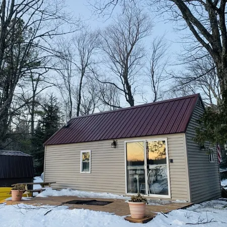 Lakefront Cabin... Ride To All The Snowmobile Trails From The Cabin